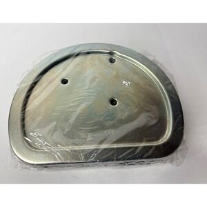 K&N 05033 Custom D-Shape Air Filter Assembly with Flame Logo Silver Metal 7in